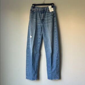 Madewell Balloon Jean in Dobbins Wash Size 25 NWT